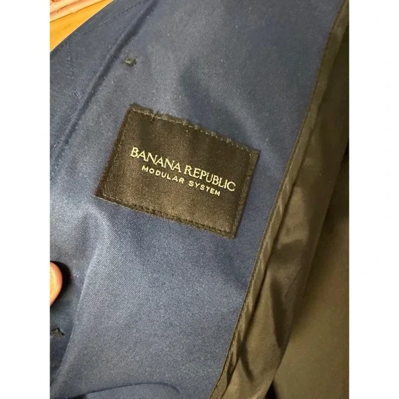 Banana Republic Modular System Winter Utility Water Resistant Jacket Blue Medium - Picture 8 of 10